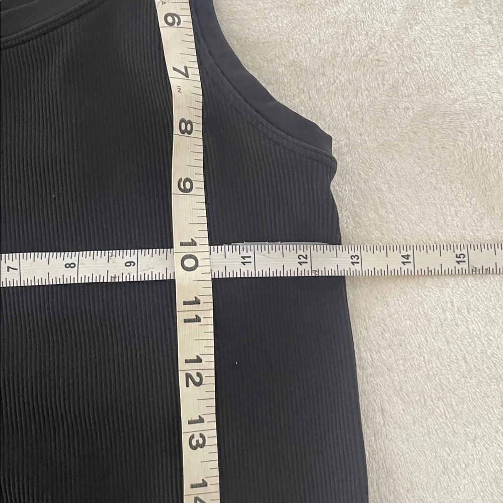 SPANX Black Ribbed Tank - Picture 6 of 8